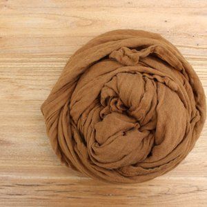 Laora organix scarf - dijon yellow color NWT